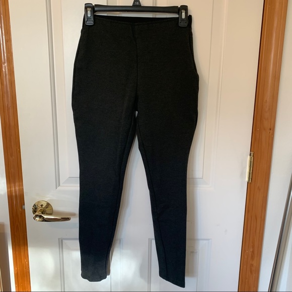 GAP Dark Gray Slacks High Waisted Pants Leggings - Picture 1 of 5